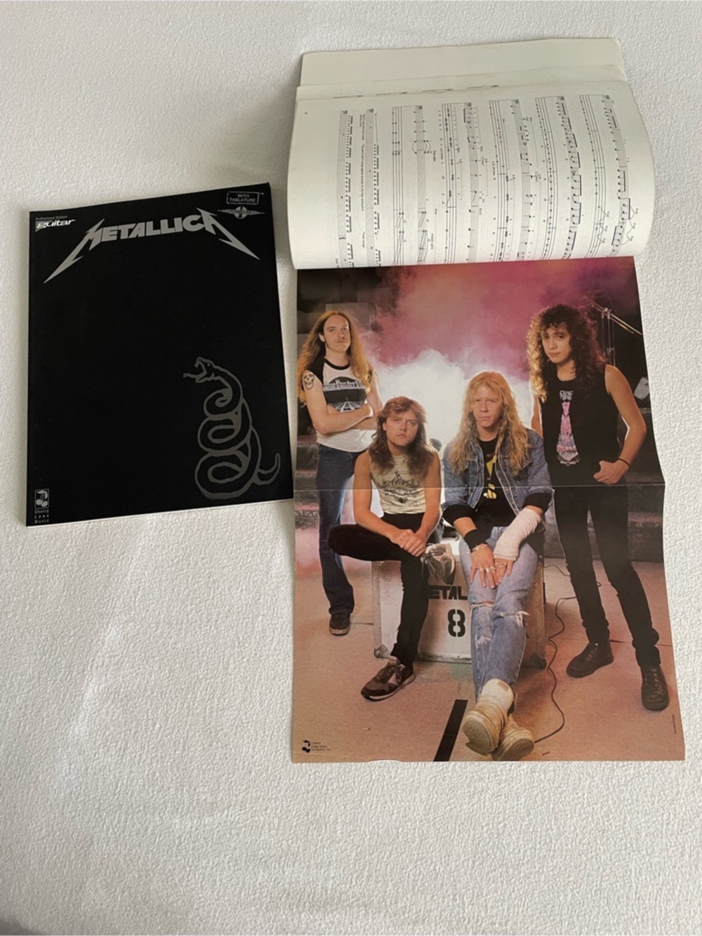 Metallica Kill ‘Em All with Fold out poster & The Black Album Song Book